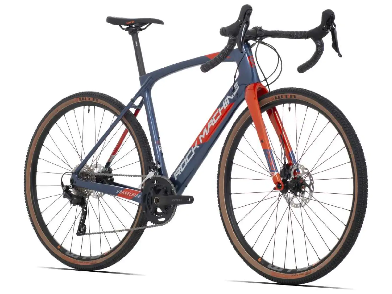 Rock Machine Gravelride CRB 700 gravel bike gloss dark blue/brick orange/silver