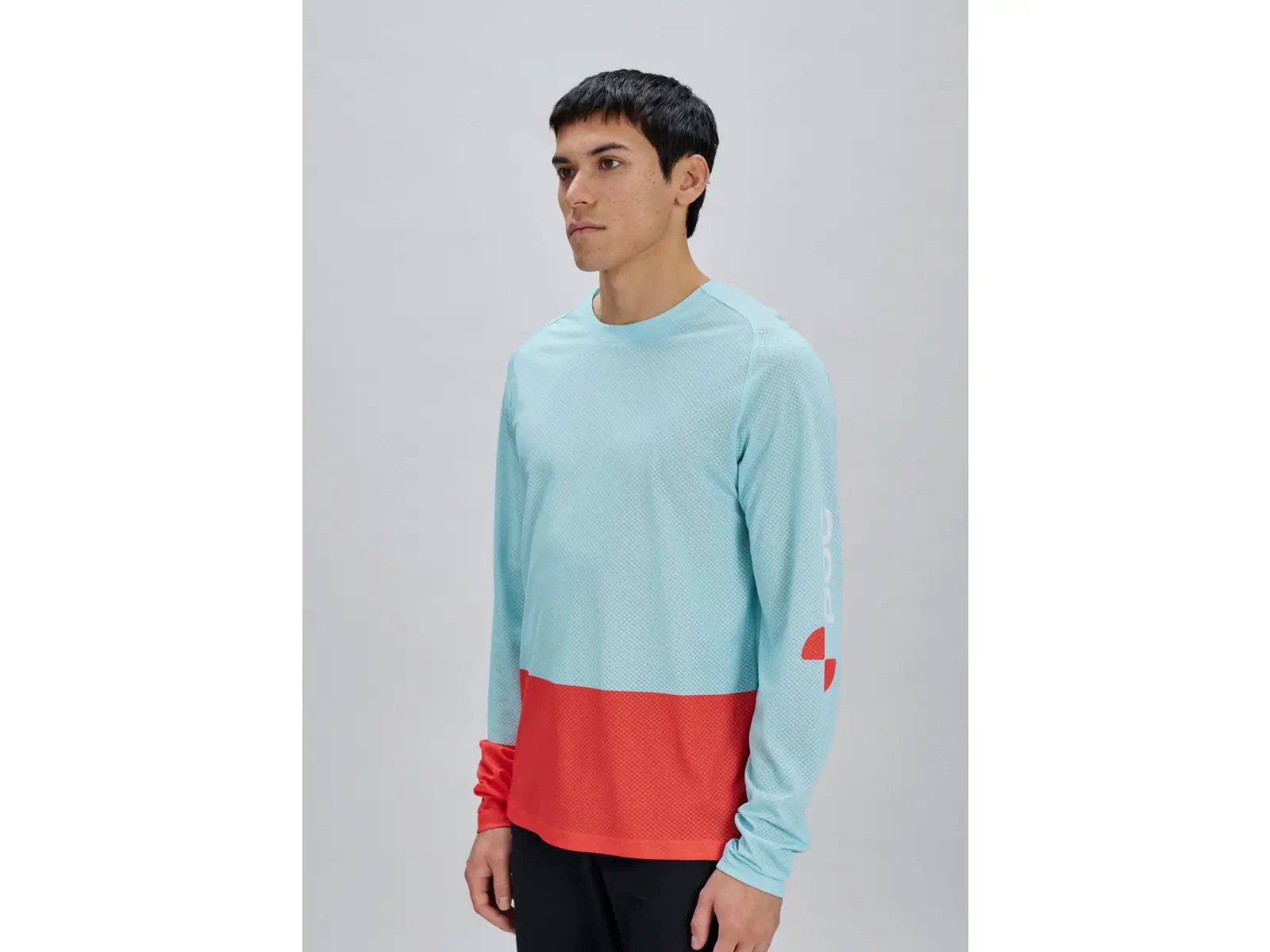 POC Motion Air men's long sleeve jersey Lazurite Blue/Carnelian Orange