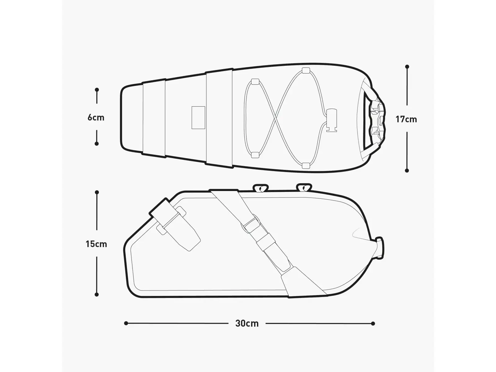 Evoc Seat Pack Ultra WP 4 saddle bag Black