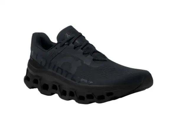On Cloudmonster Running Shoes Men All Black