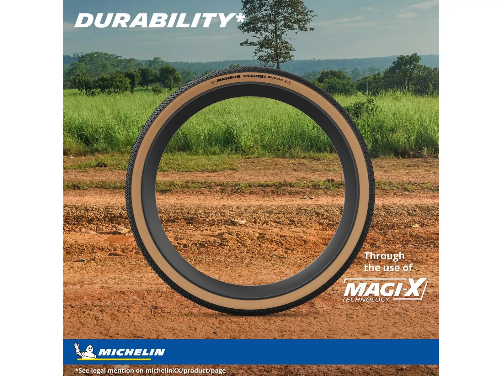 Michelin Power Gravel Competition Line 27.5" TS TLR gravel tire Black/Classic