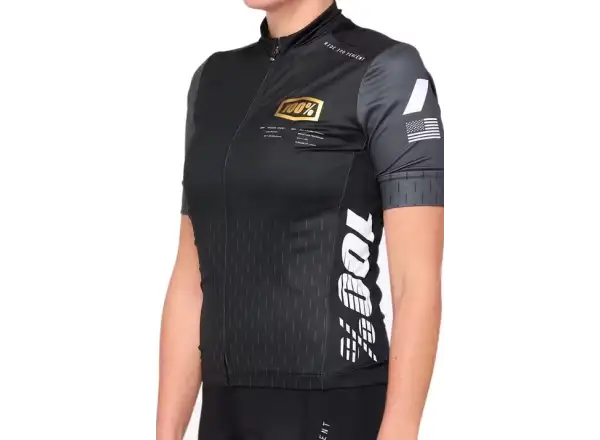 100% Exceeda Short Sleeve Jersey Women Black