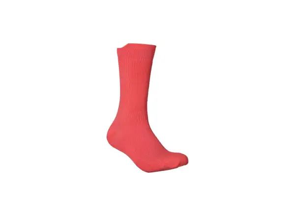 POC Lithe MTB Mid socks Ammolite Coral
