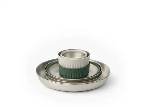 Sea to Summit Detour Stainless Steel Dinnerware Set 6 piece set of dishes