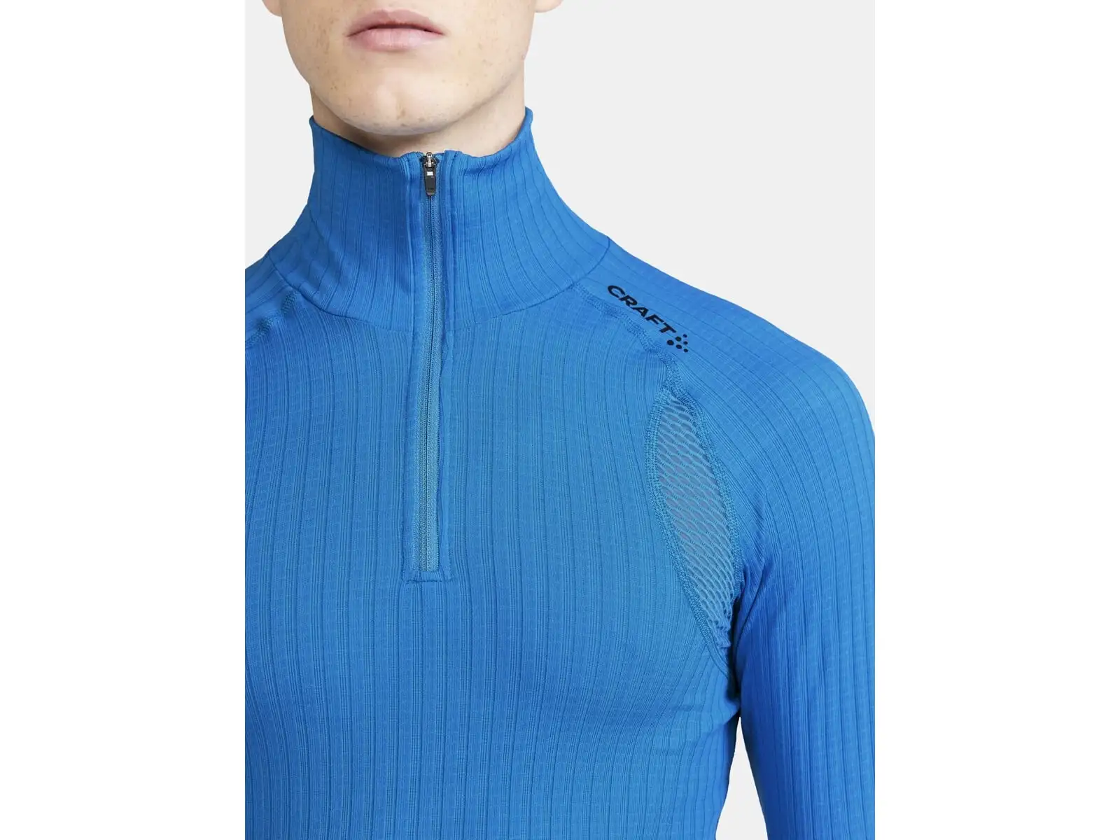 Craft Active Extreme X Zip men's long sleeve shirt blue