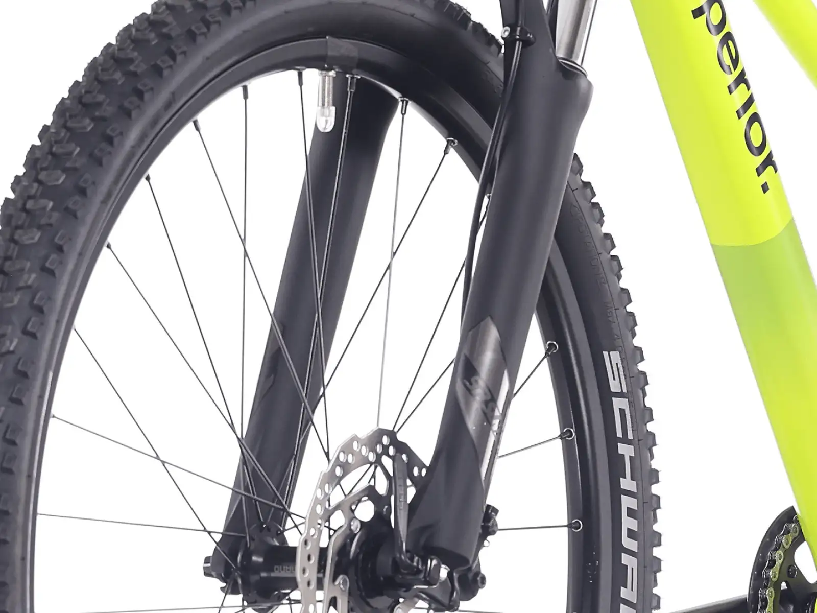 Superior RACER 27 kid's bike Matte Radioactive Yellow