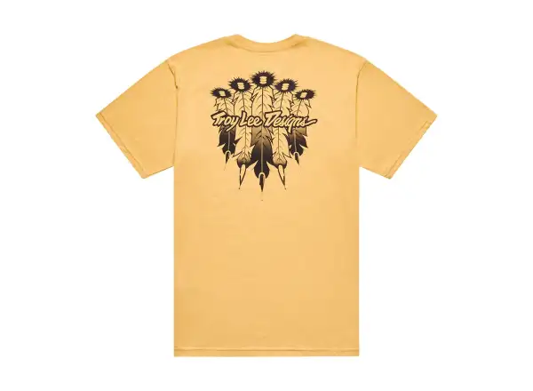 Troy Lee Designs Feather men's T-shirt short sleeve Bleached melon
