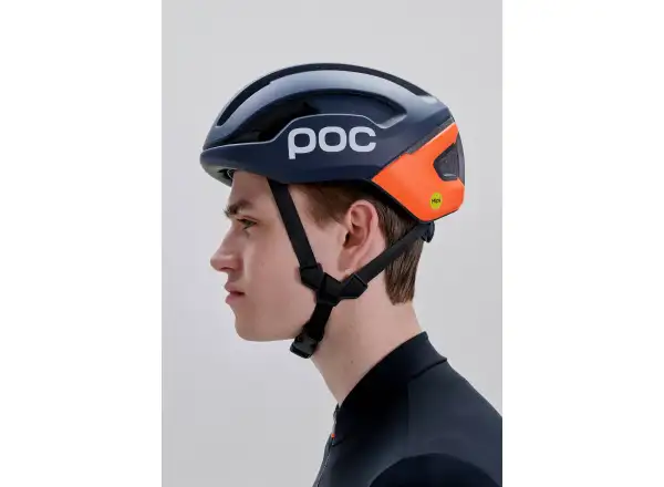 POC Omne Air MIPS road helmet Apatite Navy Matt/Fluorescent Orange Matt