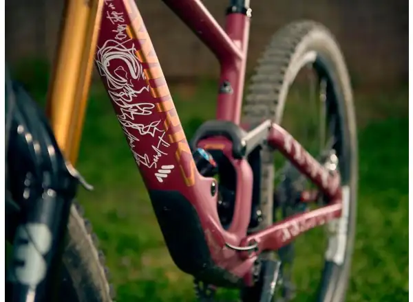 All Mountain Style frame protection decals Extra Signature White