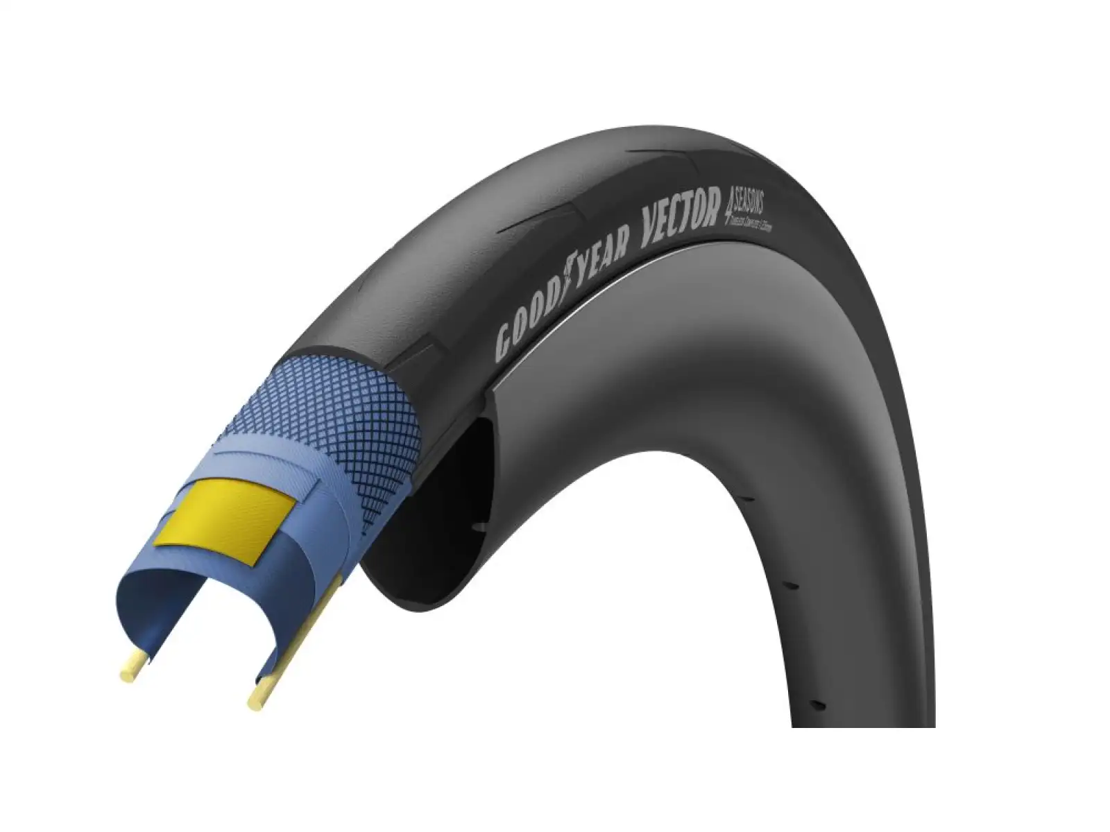 Goodyear Vector 4Seasons Tubeless Complete road tire kevlar