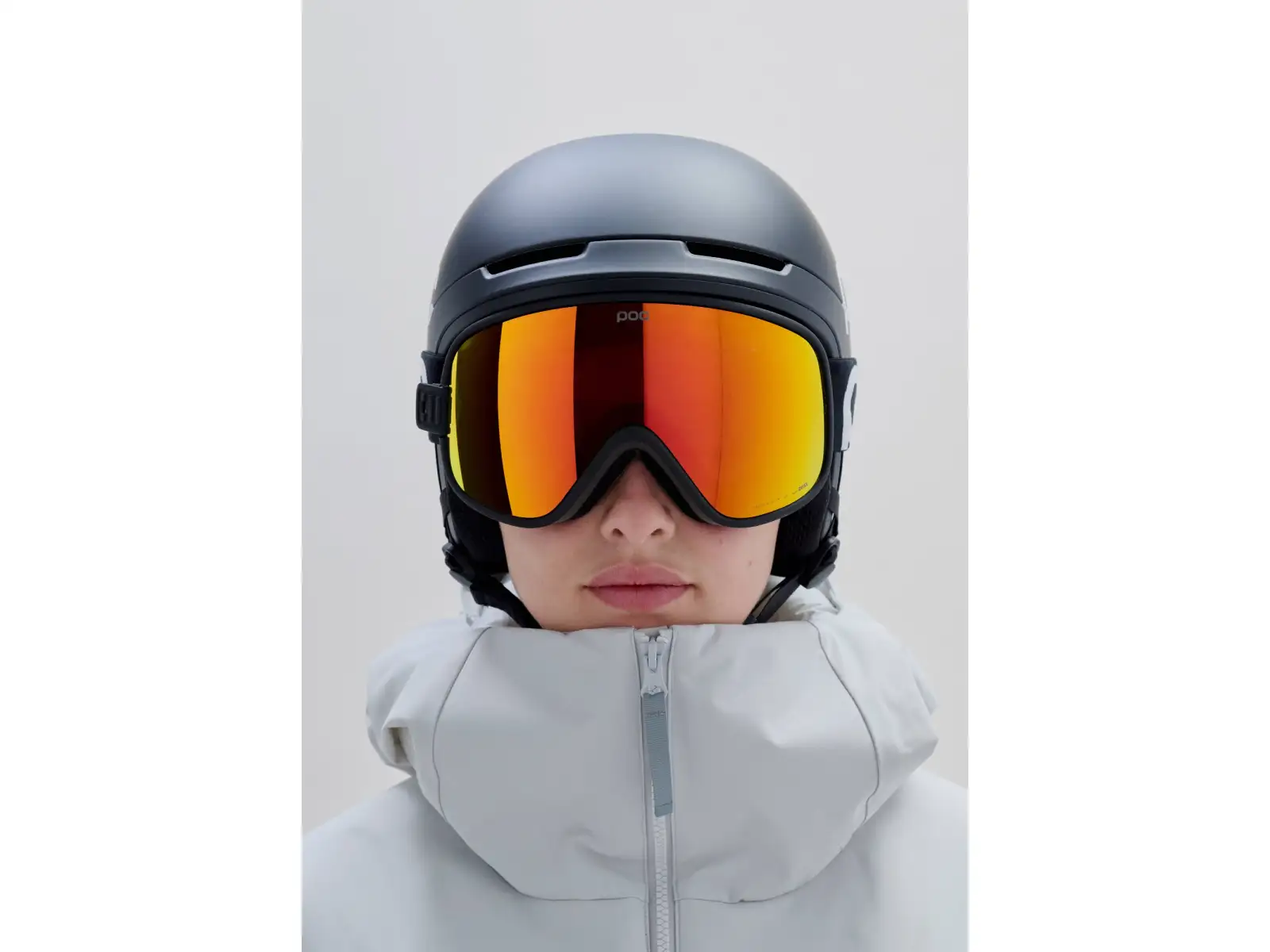 POC Vitrea Mid ski goggles Uranium Black/Partly Sunny Orange