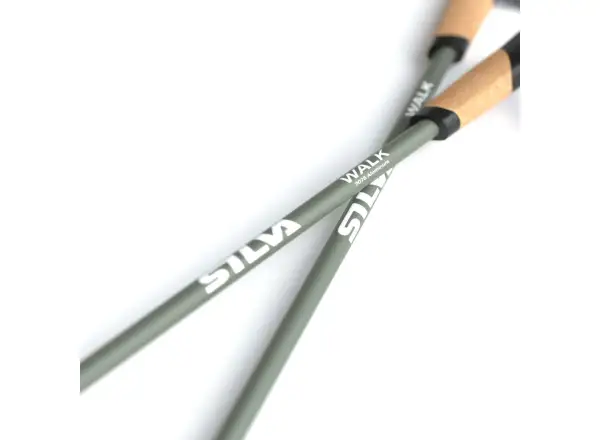 Silva Walking Aluminium Cork trekking poles green