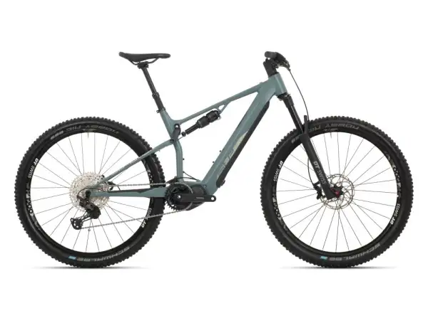Superior eXF 9049 R mountain e-bike matte trooper green/chrome silver