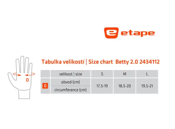Etape Betty 2.0 women's gloves black/white