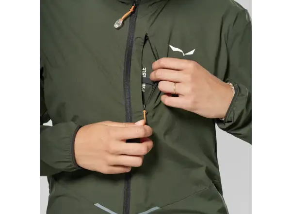 Salewa Pedroc Wind Light women's jacket Dark Olive
