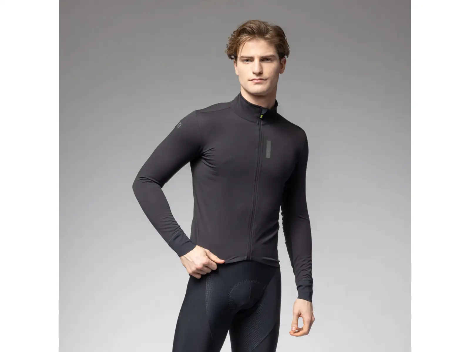 Alé R-EV1 Defence 2.0 men's cycling jacket Black