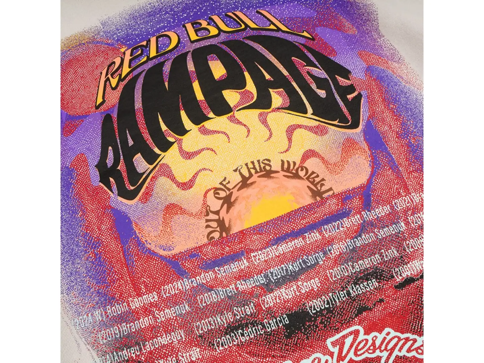 Troy Lee Designs x Red Bull Rampage Valley of Gods men's hoodie Bone