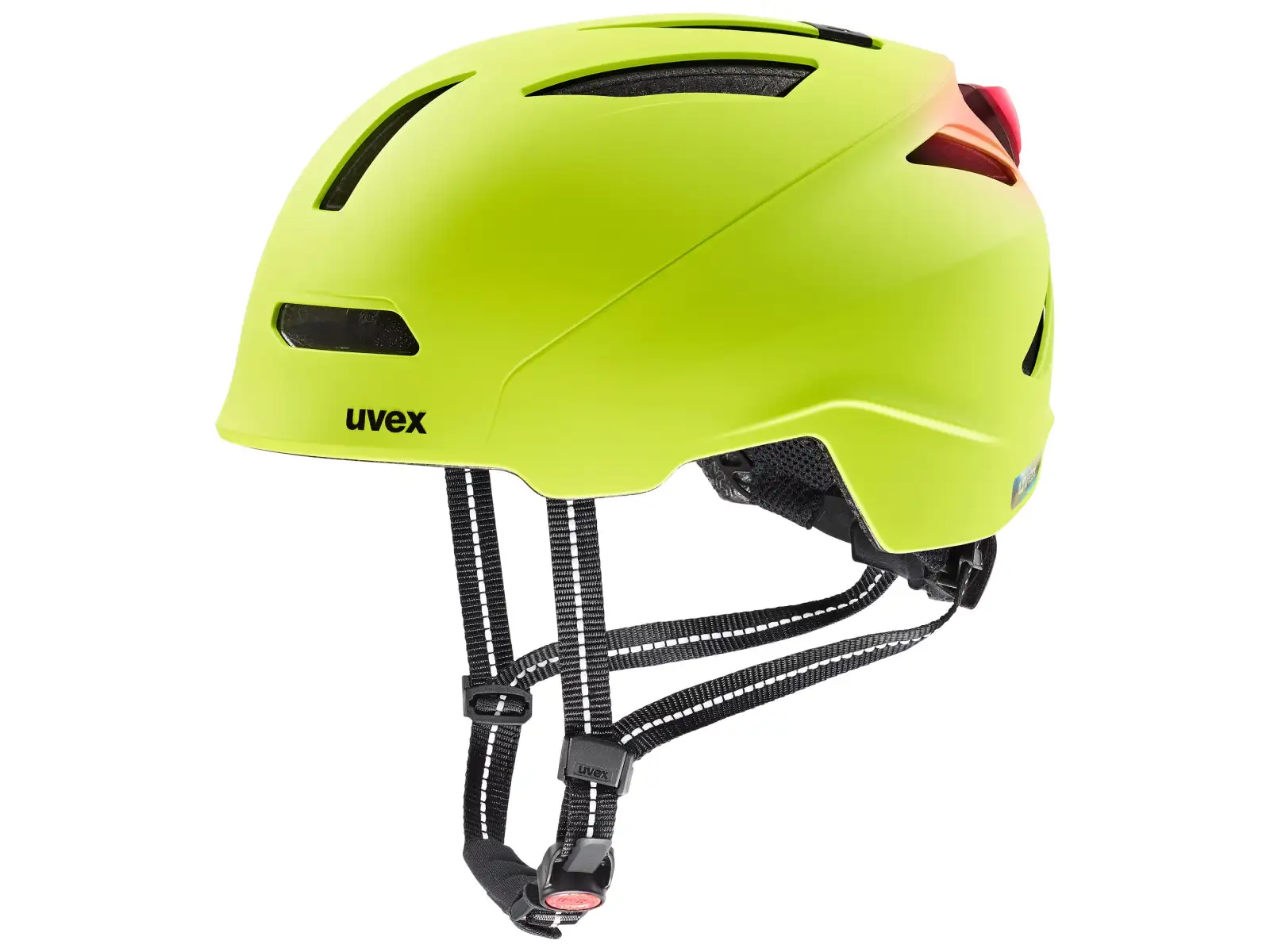 Uvex Urban planet LED helmet Lime matt