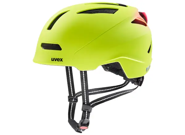 Uvex Urban planet LED helmet Lime matt