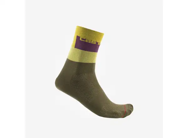 Castelli Blocco 15 socks Defender Green