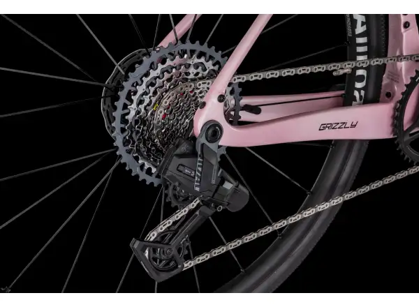 4Ever Grizzly AXS gravel bike Coral/Black