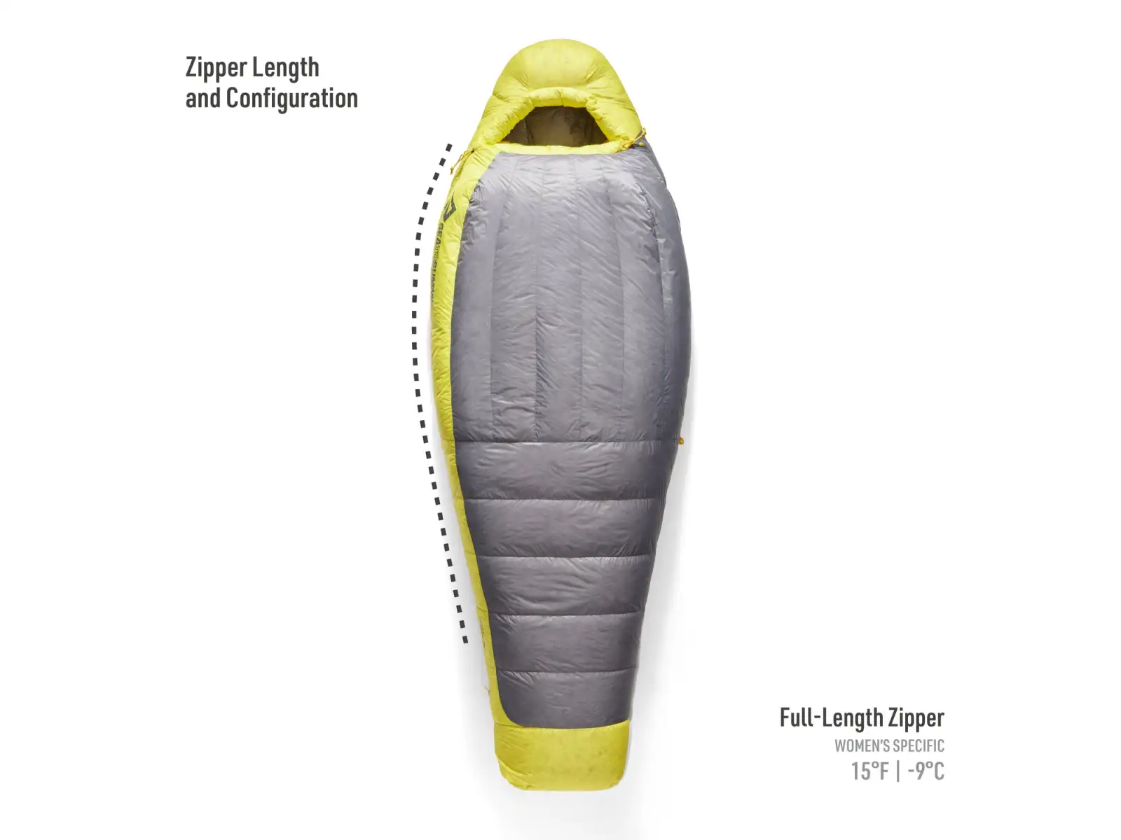Sea To Summit Spark Down women's sleeping bag Regular -9C Spicy Orange