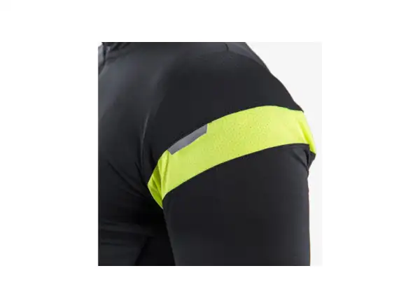 Sensor Cyklo Coolmax Classic men's jersey with short sleeve True Black