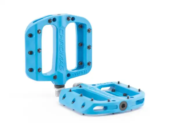 Chromag Synth platform pedals blue