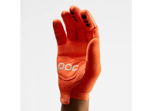 POC Avip Long cycling gloves Zink Orange