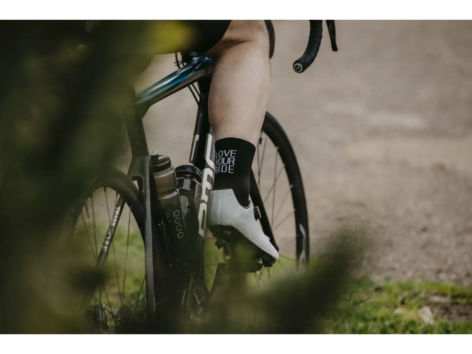 Force Love Your Ride socks black