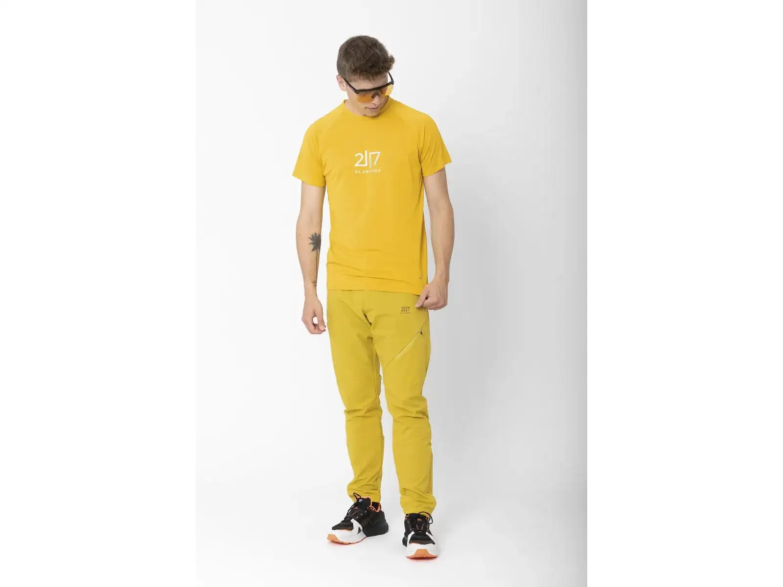2117 of Sweden Huli men's t-shirt short sleeve Dark Yellow