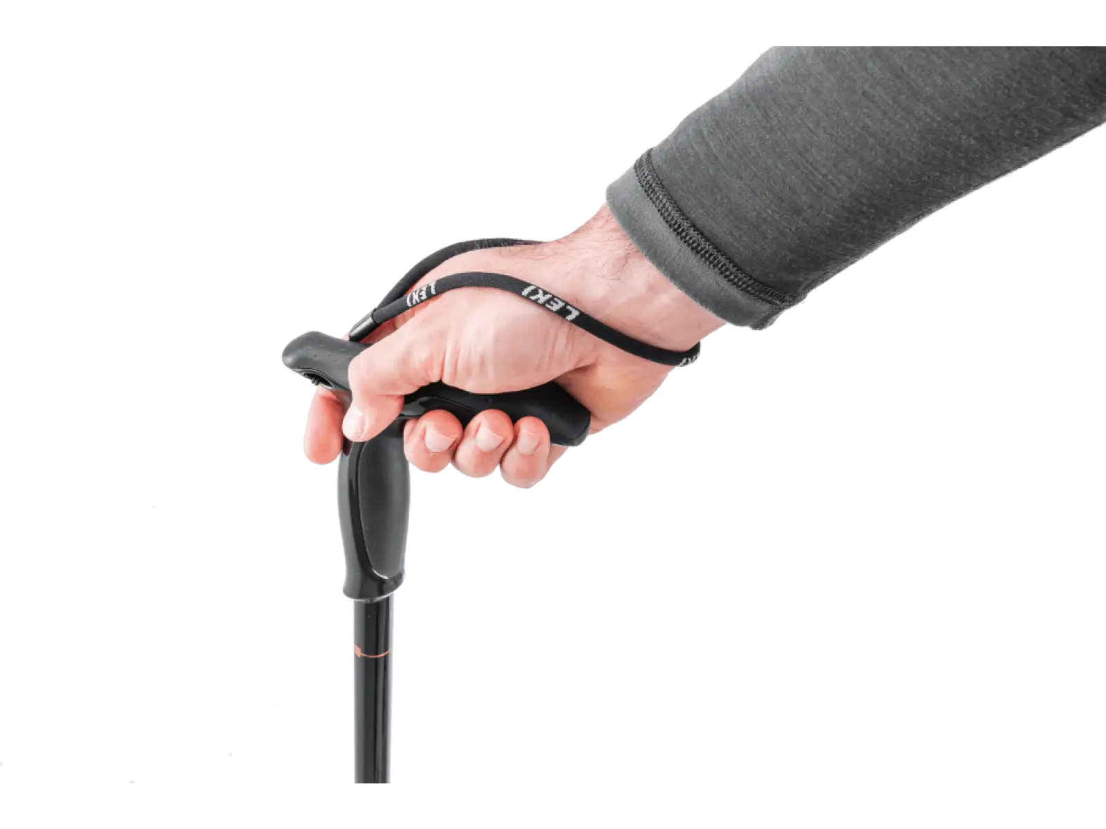 Legend Series trekking poles Naturalcarbon/Black/Vopper, size 90-120 cm