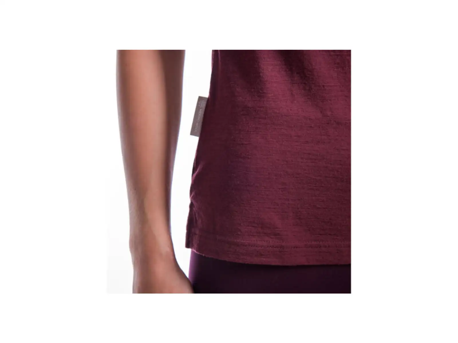 Sensor Merino Air PT Hills women's shirt short sleeve Port Red