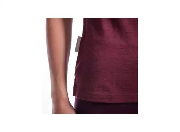 Sensor Merino Air PT Hills women's shirt short sleeve Port Red