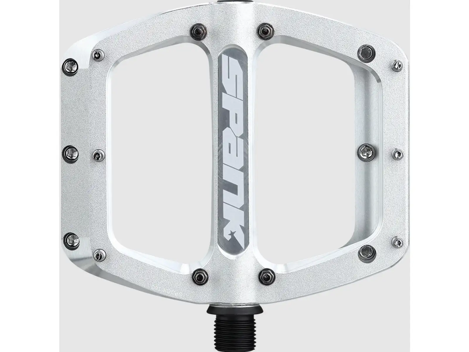 Spank Spoon 90 platform pedals Raw Silver