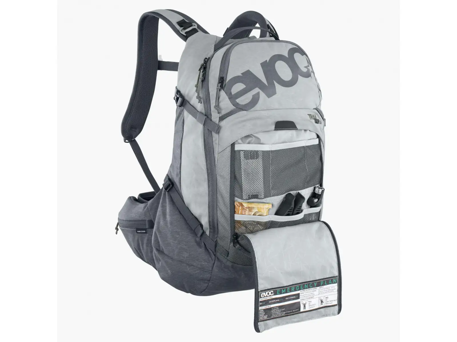 Evoc Trail Pro 26 backpack 26 l stone/carbon grey