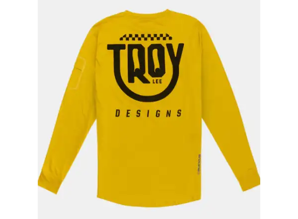 Troy Lee Designs Ruckus Ride Tee men's jersey long sleeve Eyez Safron