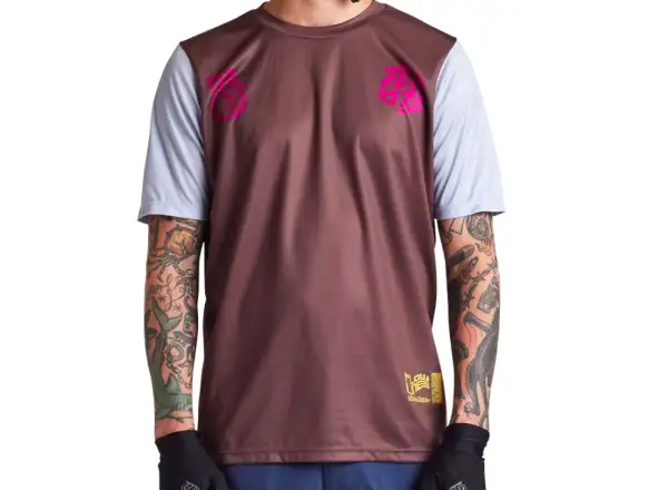 Troy Lee Designs Flowline men's jersey short sleeve Flipped Chocolate