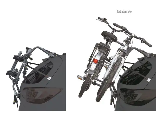 Peruzzo Pure Instinct rear door carrier for 2 bikes