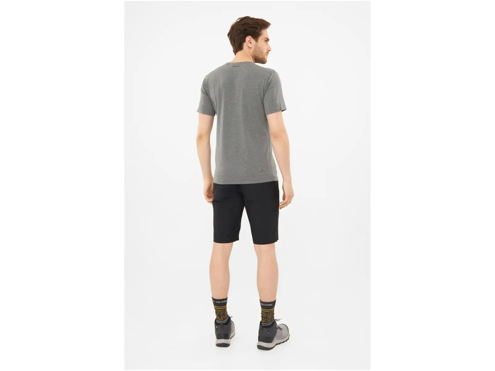 Viking Lako men's T-shirt short sleeve dark grey