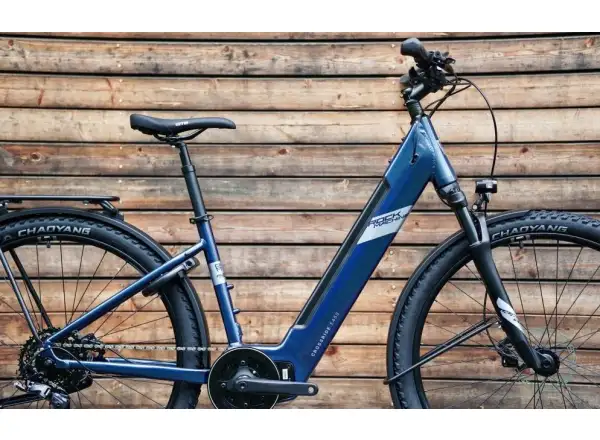 Rock Machine Crossride e450 hybrid e-bike Gloss Metallic Navy/Silver