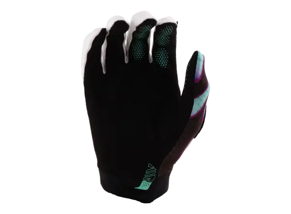 Troy Lee Designs Air Mono gloves Overspray Black/Real Teal