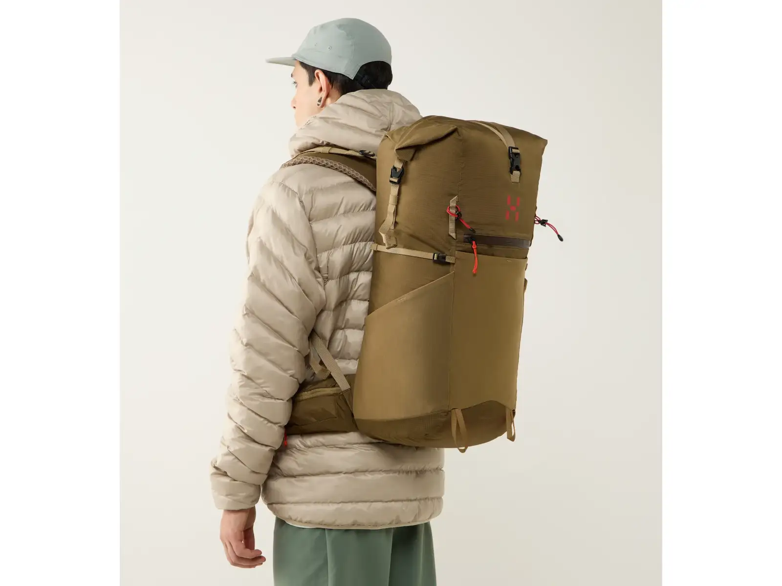 Haglöfs Magma Rolltop 40 WR backpack Teak Brown/Oak Brown 40l