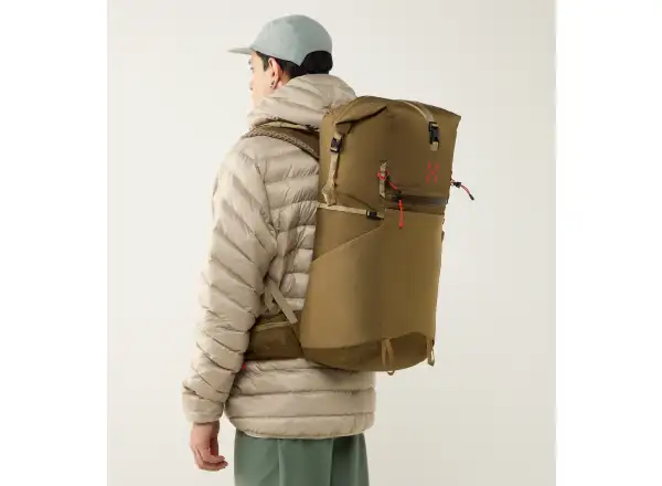 Haglöfs Magma Rolltop 40 WR backpack Teak Brown/Oak Brown 40l