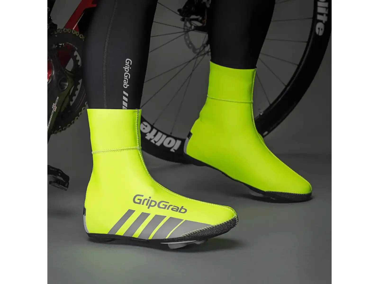 Grip Grab Race Thermo Hi-Vis overshoes