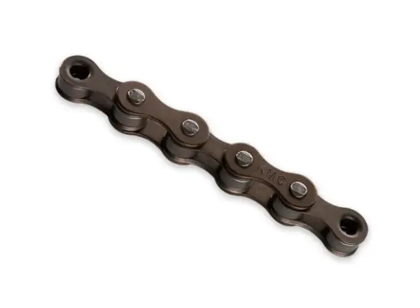 KMC S-1 Wide singlespeed chain 112 links with quick link Brown
