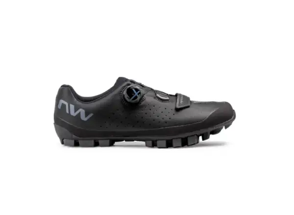 Northwave Hammer Plus Wide men's XC shoes Black/Dark Grey