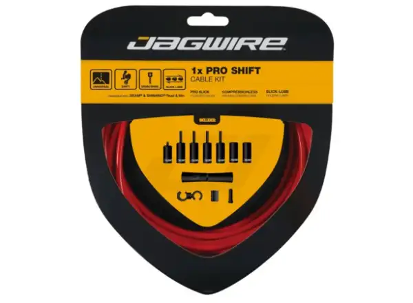 Jagwire PCK554 1x Pro Shift Kit, red
