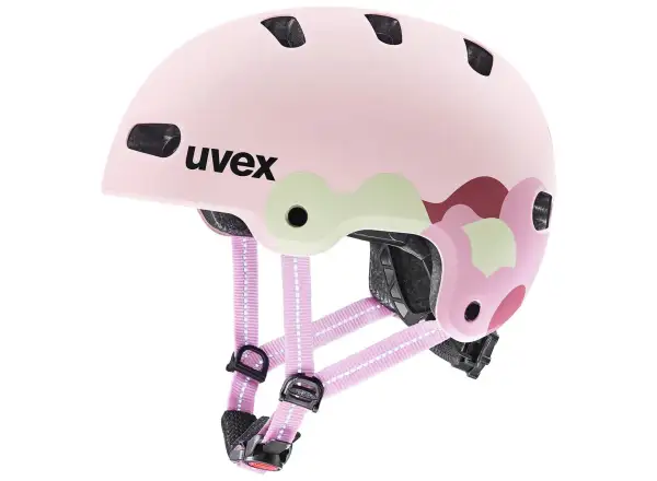 Uvex Kid 4 Style kids helmet Strawberry/Matcha Matt