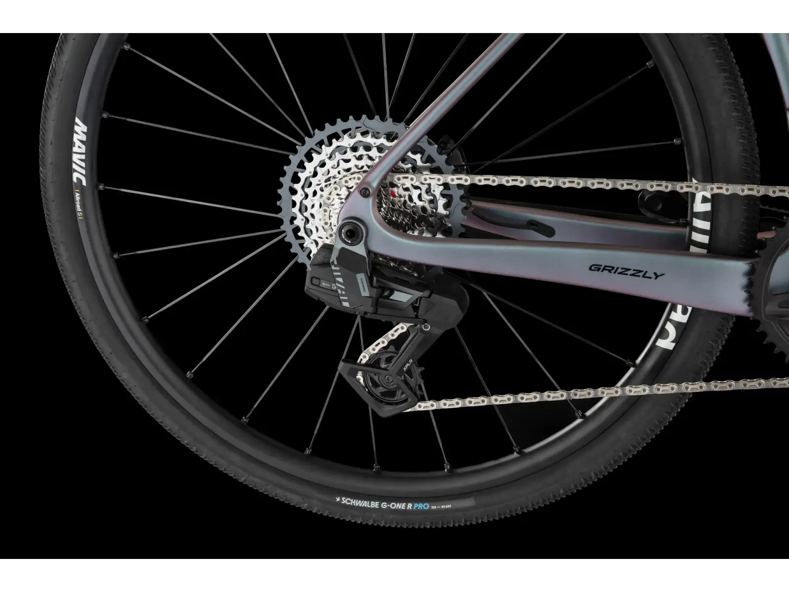 4Ever Grizzly AXS gravel bike Titan Rainbow